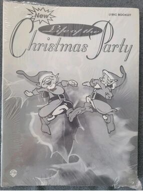 New Pack Of 10 Life Of The Christmas Party Lyric Booklet 1999 Carol Cuellar